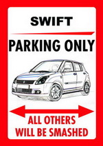 SUZUKI SWIFT PARKING ONLY